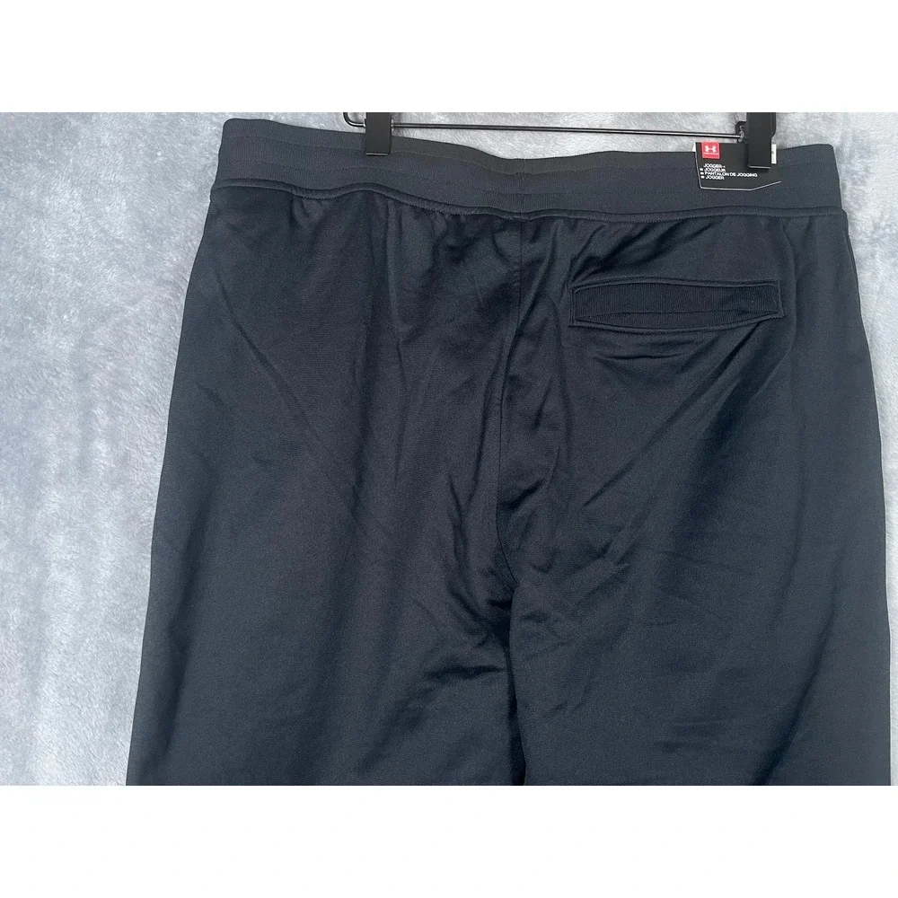 NWT Under Armour Mens XL Sportstyle Tricot Jogger Black